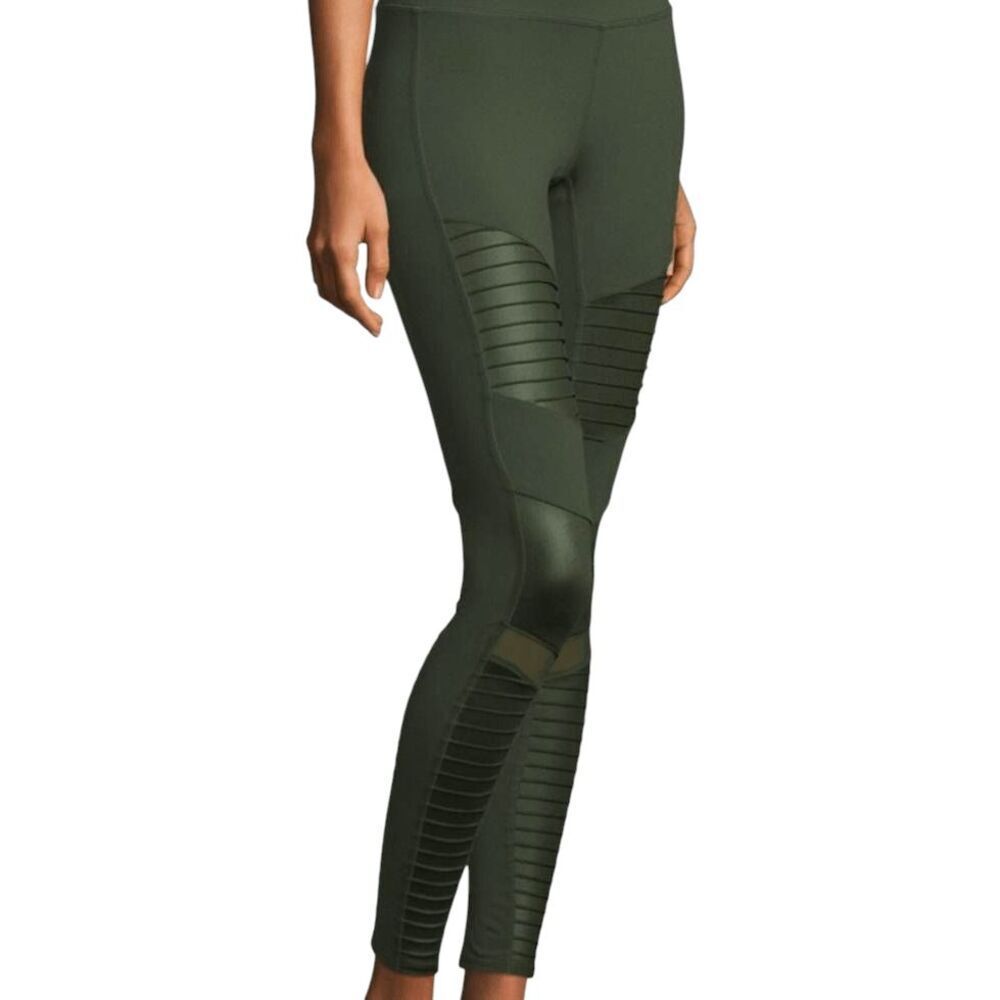 ALO Moto Hi-Rise Leggings Size Small